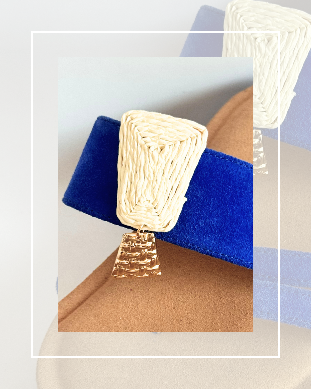 Clip on Paper Gold Dangles 4 Colours