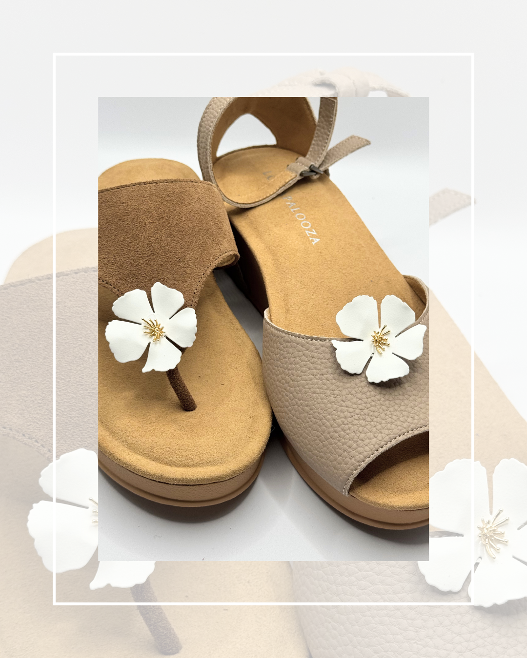 Clip On Metal Medium Flowers with Gold Centre 6 Colours