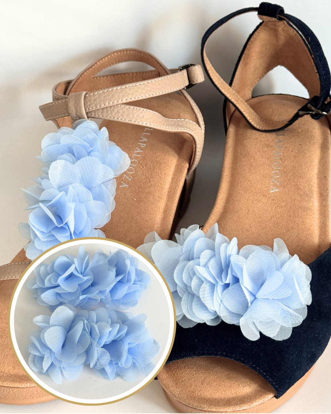 Clip On Medium Strip Material Flowers