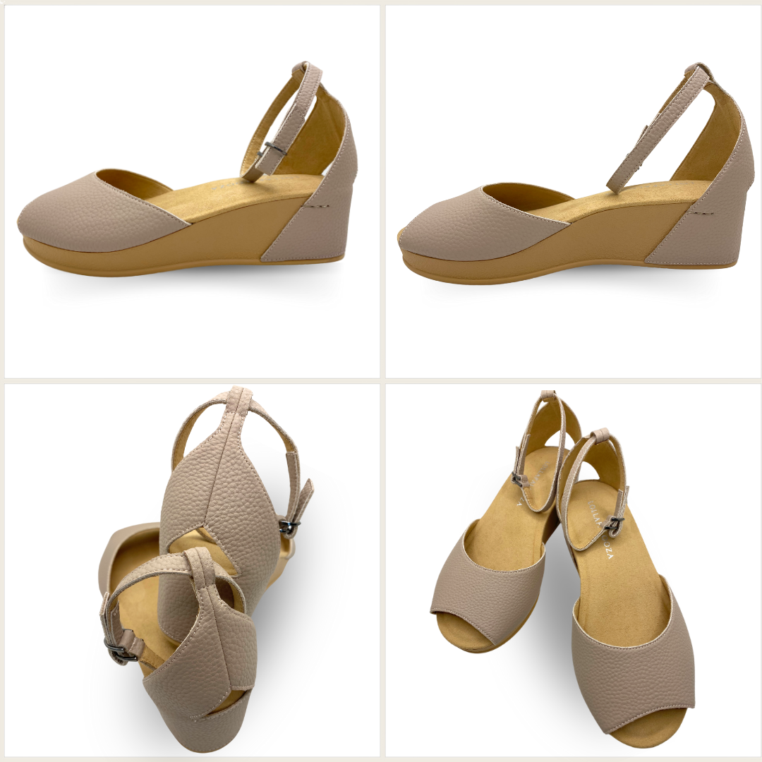 Ladies comfortable mid-heel wedges Dubai