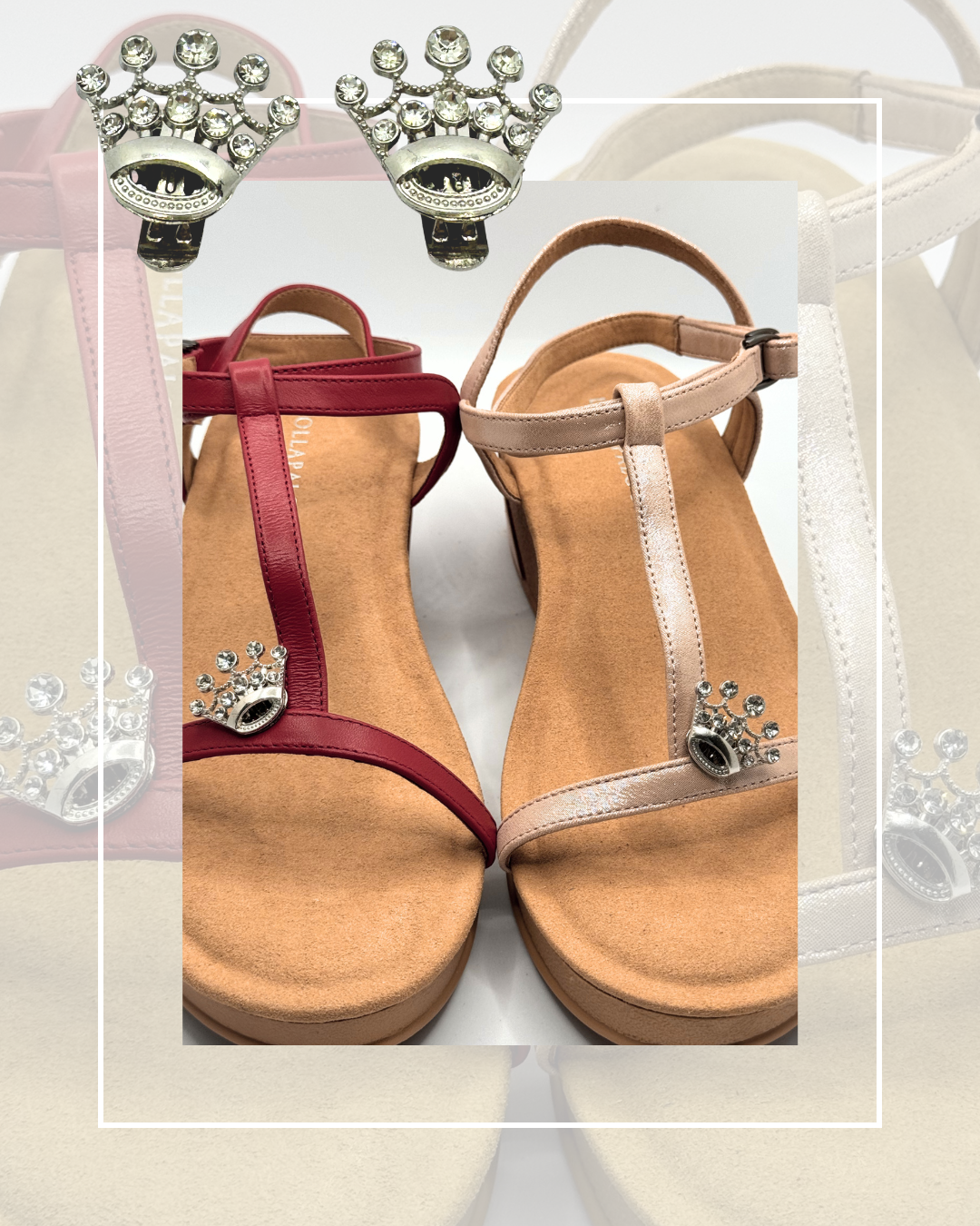 Clip On Silver Crown (Long Clip)