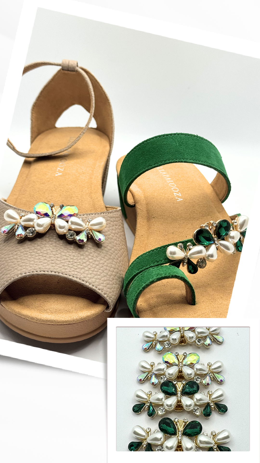 Clip On 3 Butterflies