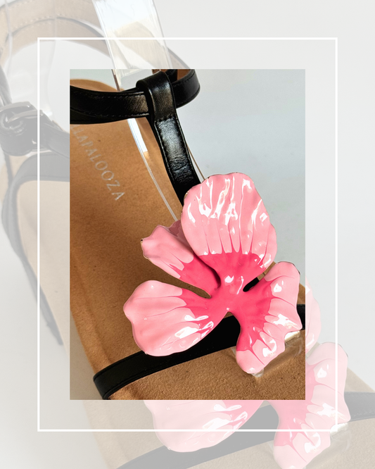 Clip On Metal Flat Orchids 2 Colours