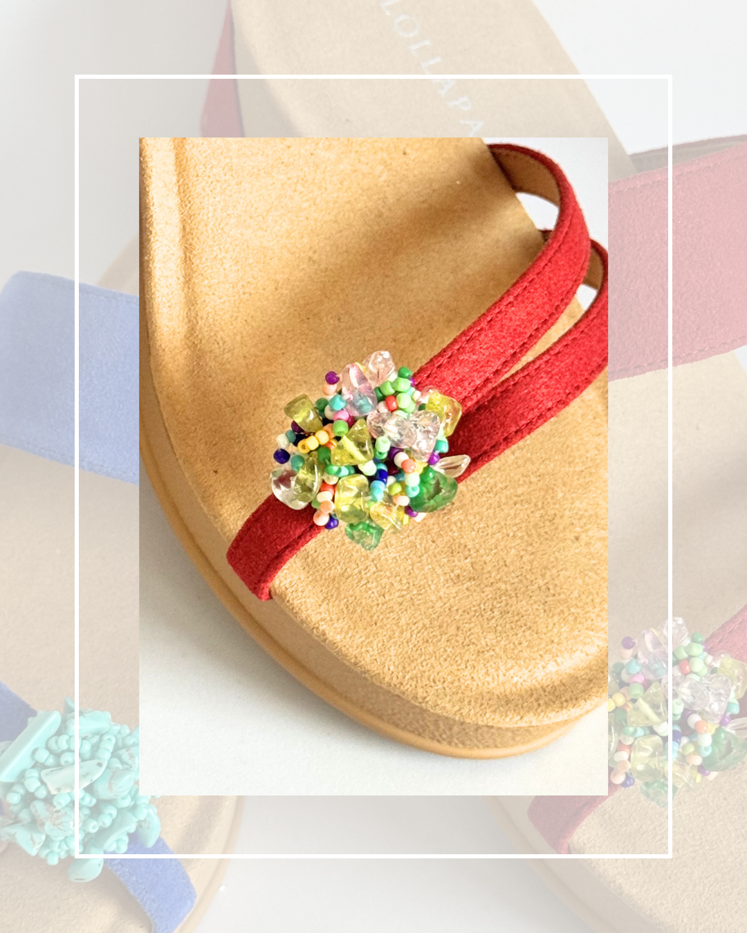 Clip On Beaded Toe Rings 3 Colours