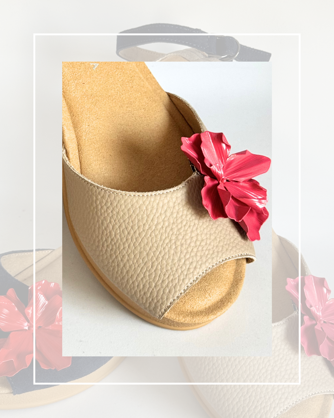 Clip On Metal Medium Sized Fuschias 3 Colours