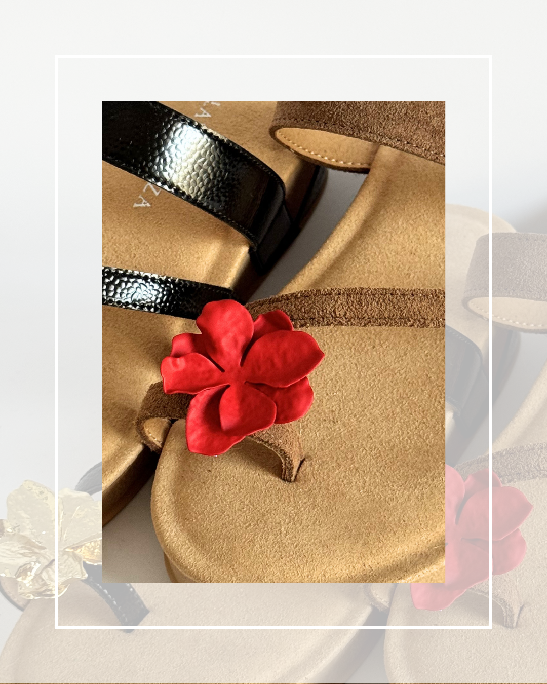Clip On Medium Metal Flowers Shiny and Matt Finishes