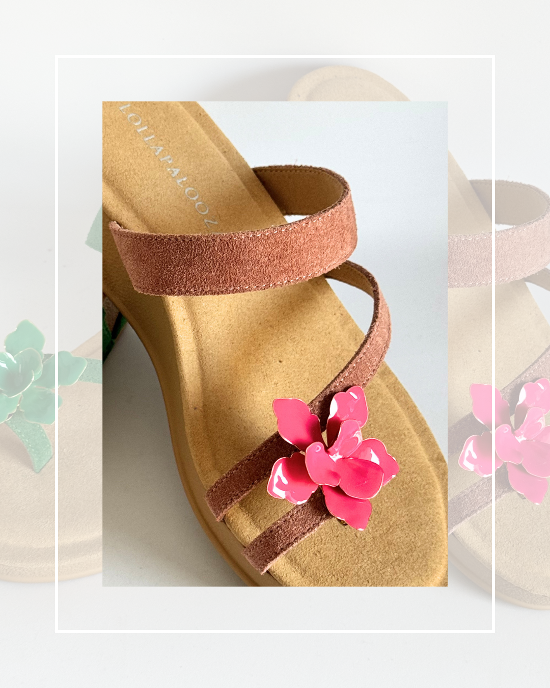 Clip On Medium Metal Flowers Shiny and Matt Finishes
