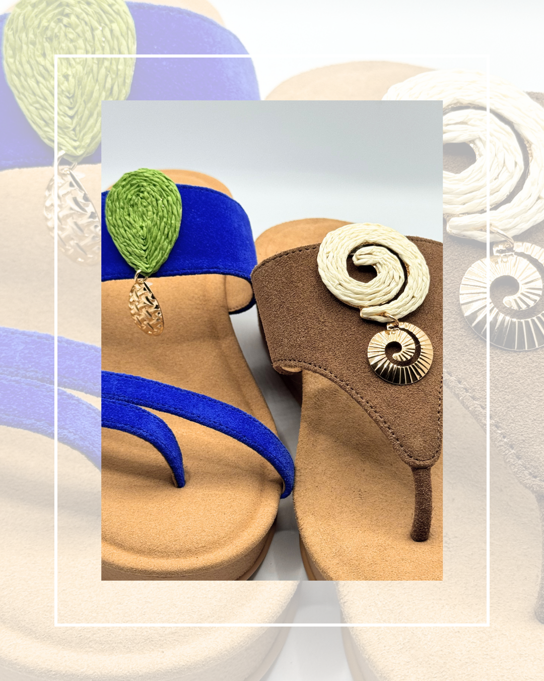 Clip On Raindrops Paper and Gold in 4 Colours