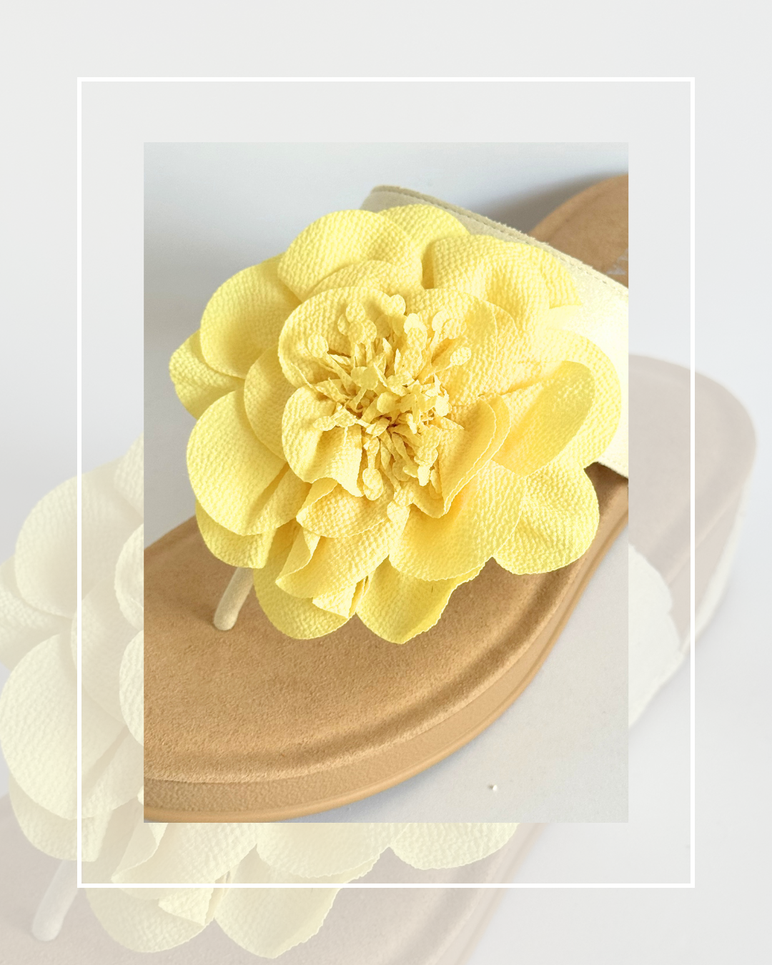 Clip On Large Material Flowers 3 Colours