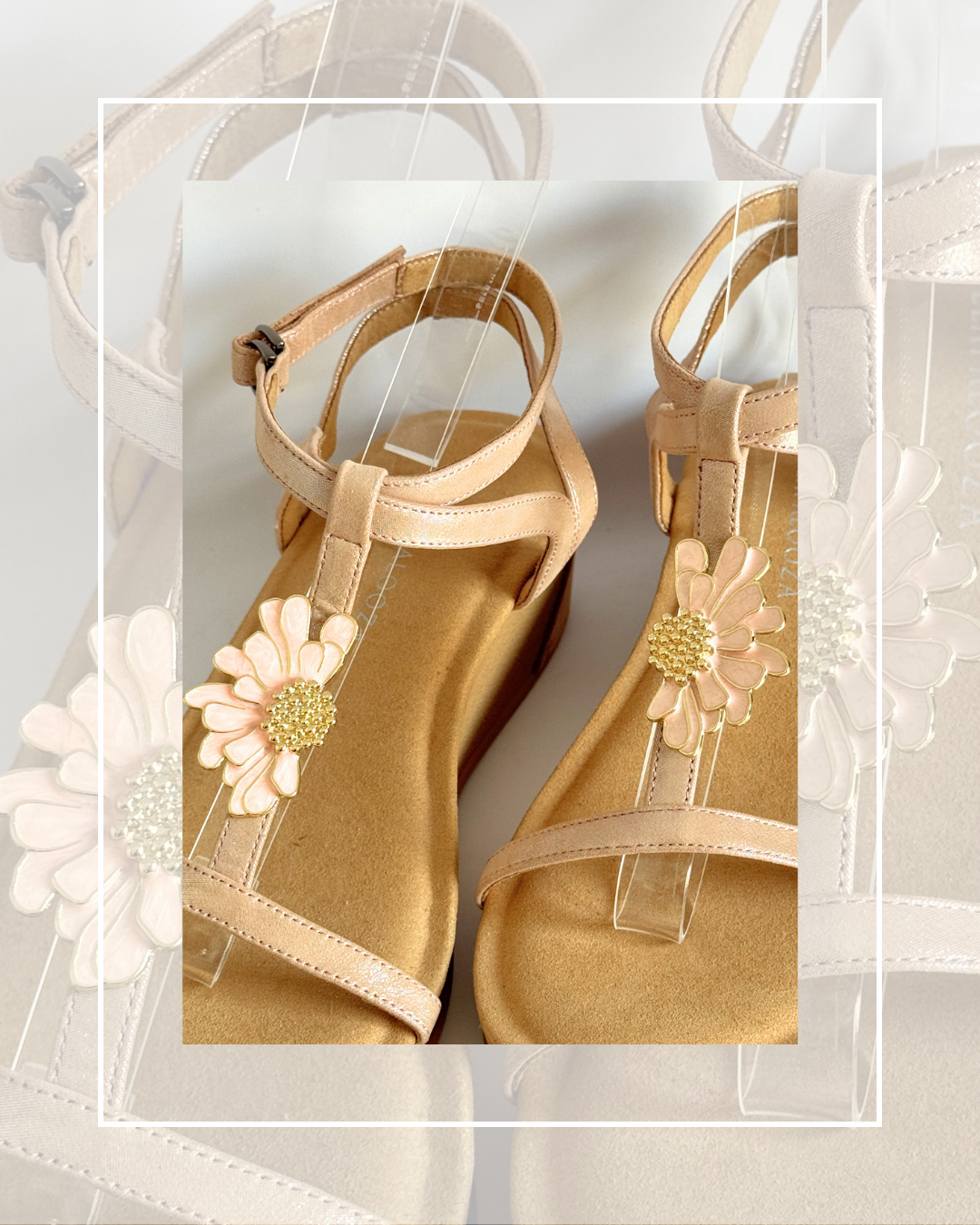 Clip On Half Metal Daisies 3 Colours