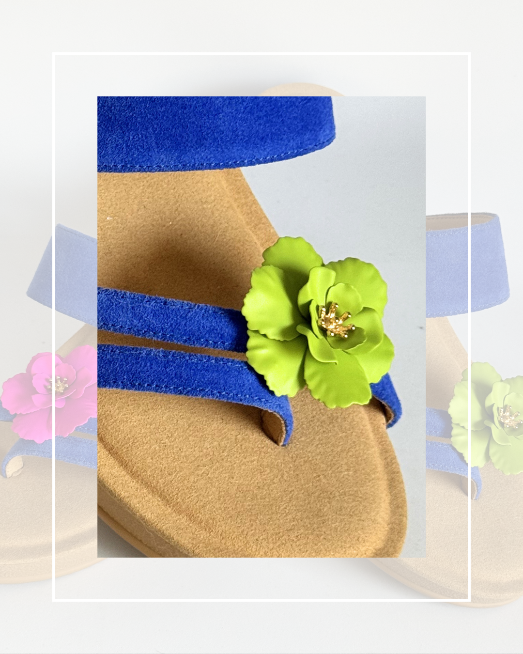 Clip on Mini Metal Camelia 3 Colours