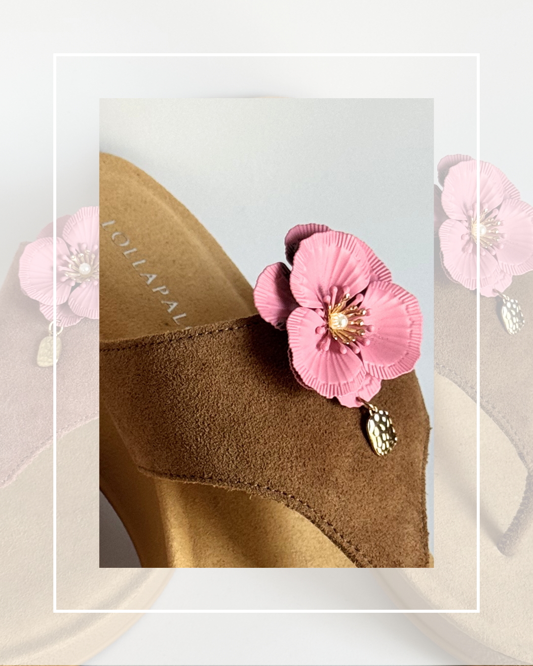 Clip on Mini Metal Camelia 3 Colours