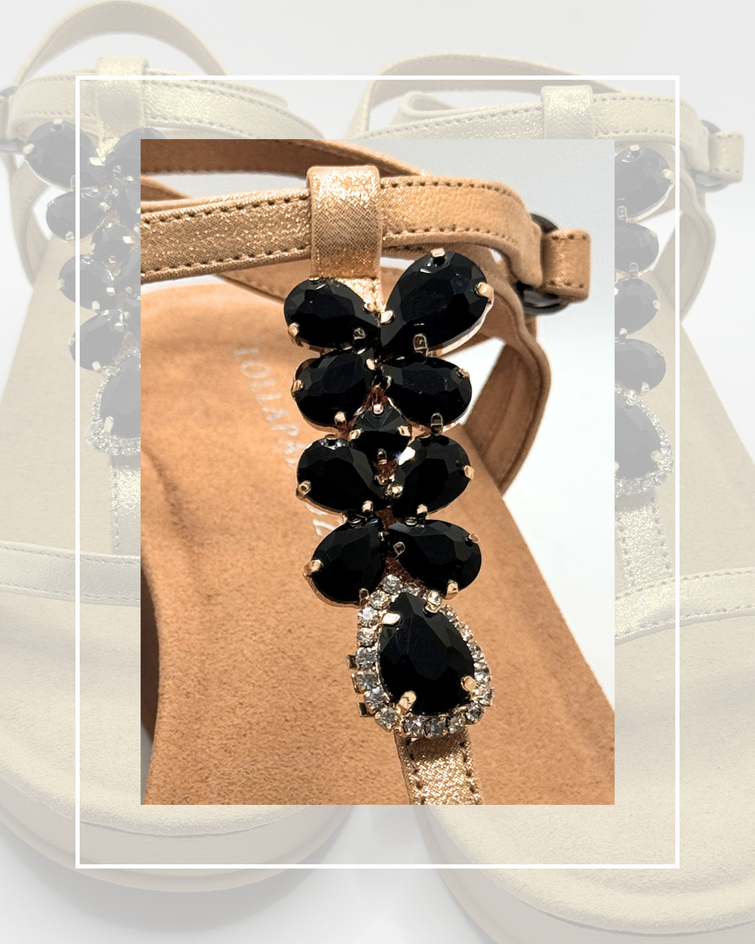 Clip On Gem and Drops Side Clips Various Colours