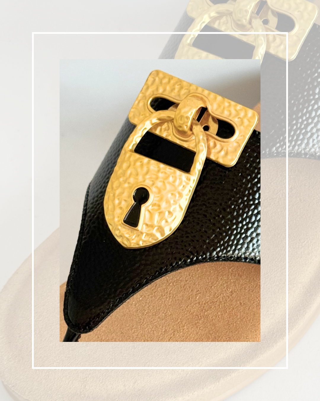 Clip On Gold Padlock