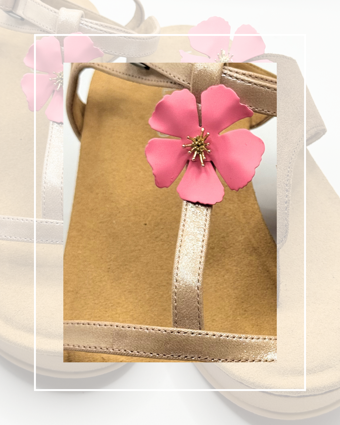 Clip On Metal Medium Flowers with Gold Centre 6 Colours
