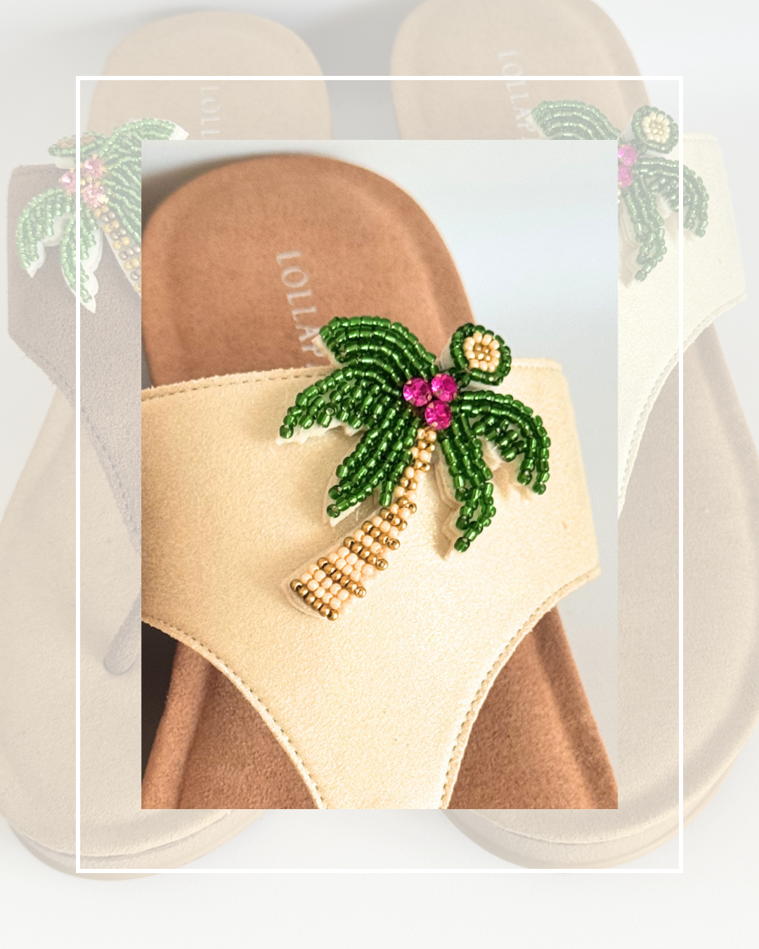 Clip On Beaded Palm Trees 3 Colours