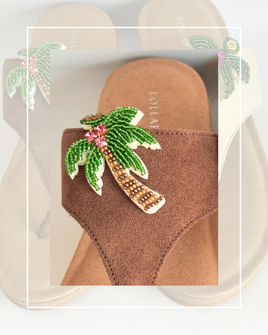 Clip On Beaded Palm Trees 3 Colours