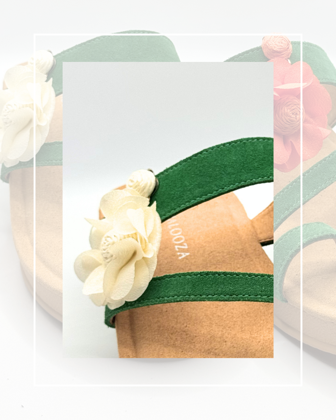 Clip On Material and Paper Flowers in 7 Colours