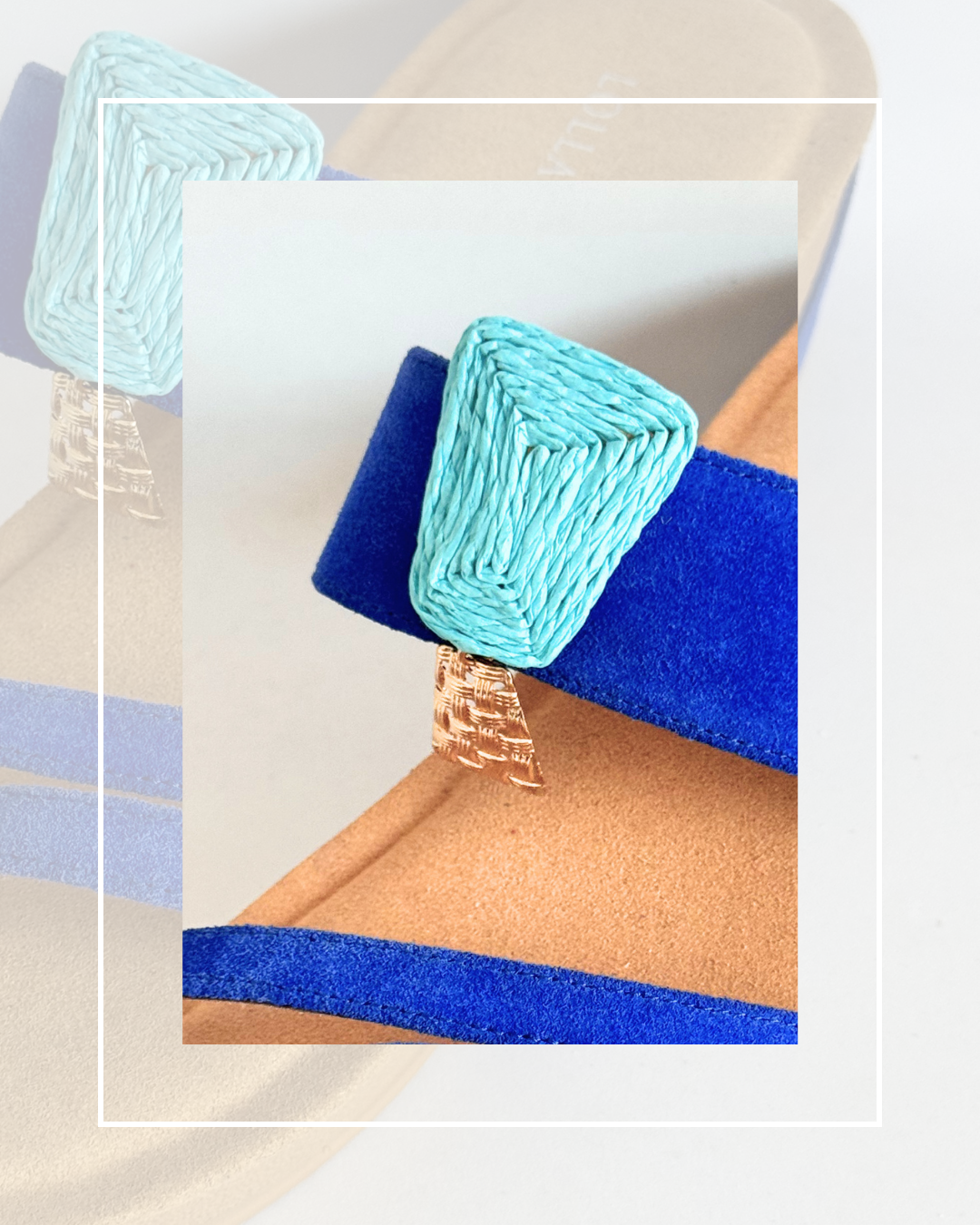 Clip on Paper Gold Dangles 4 Colours