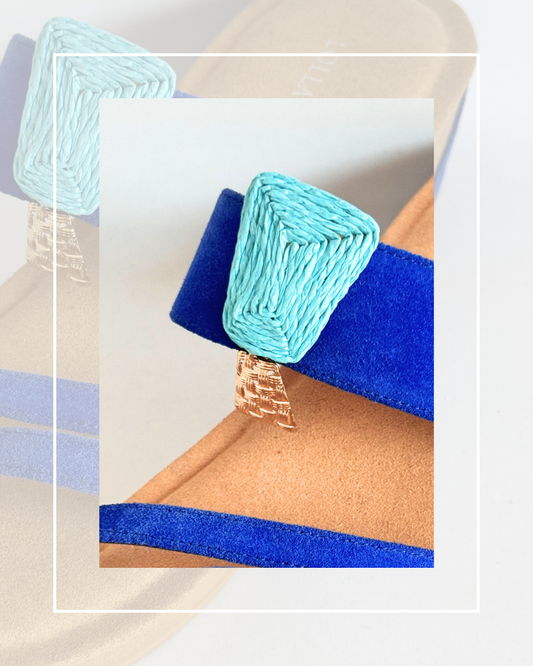Clip on Paper Gold Dangles 4 Colours