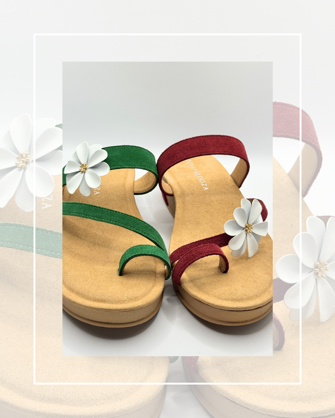 Clip On Metal Medium Flowers 6 Colours