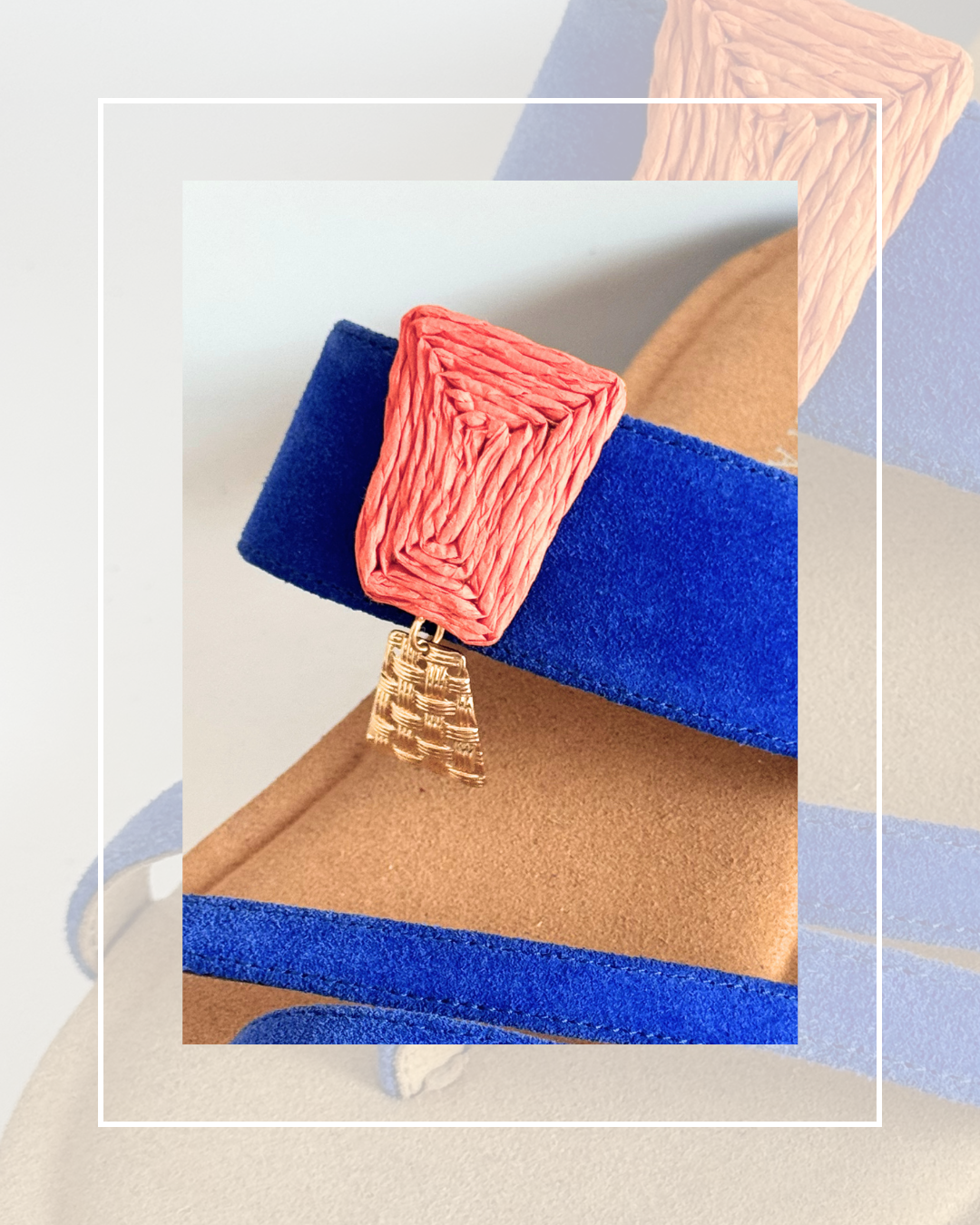 Clip on Paper Gold Dangles 4 Colours