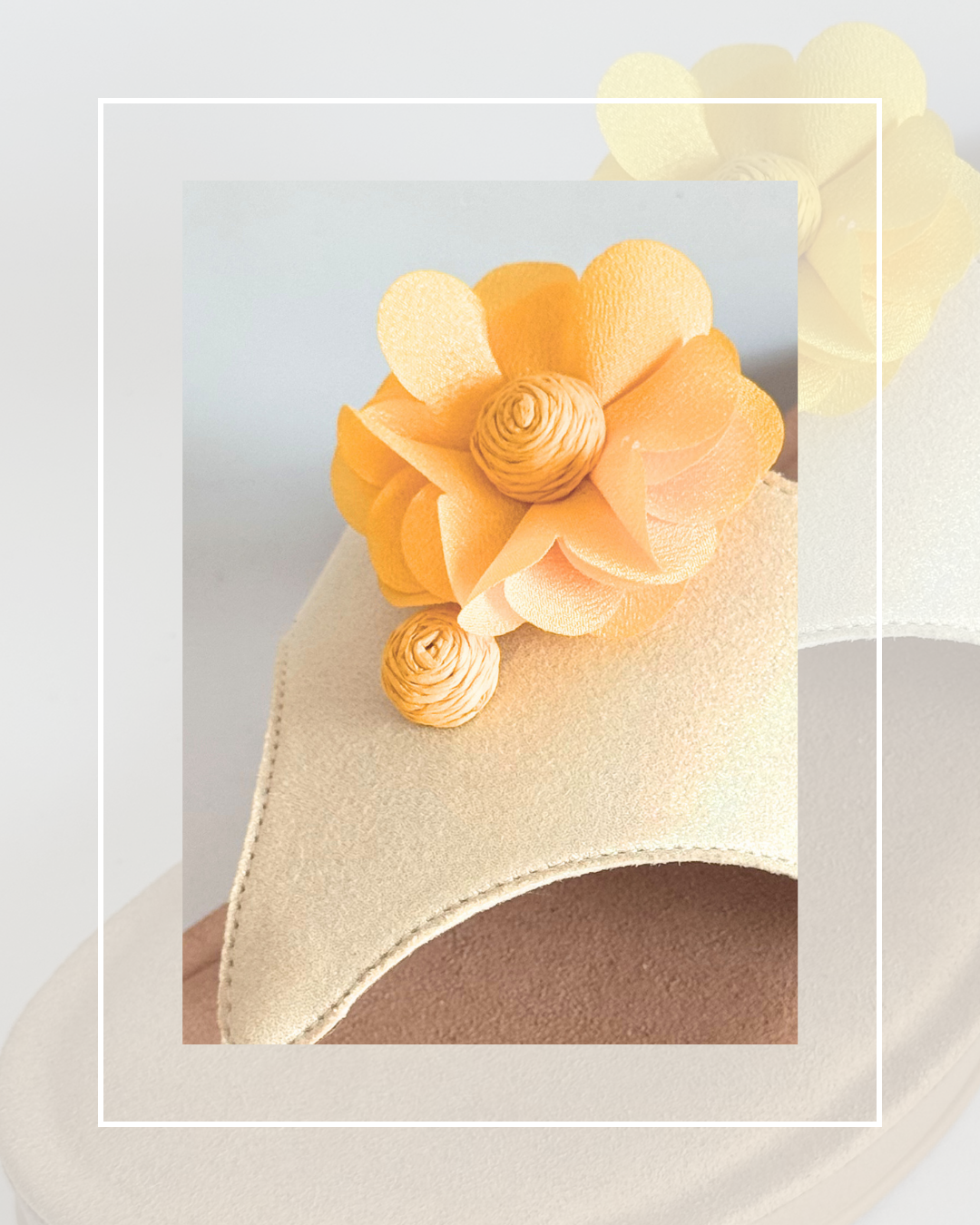 Clip On Material and Paper Flowers in 7 Colours