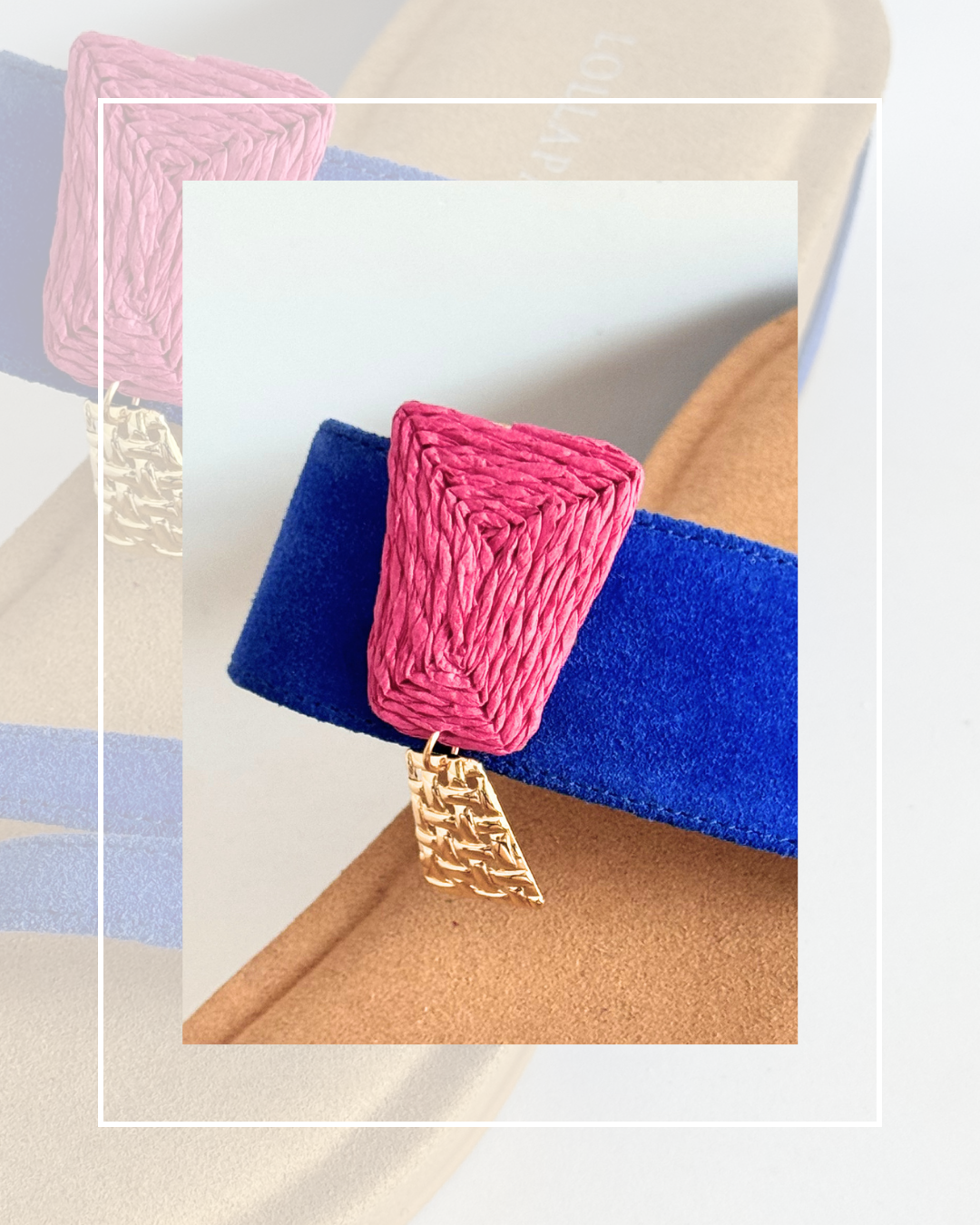 Clip on Paper Gold Dangles 4 Colours