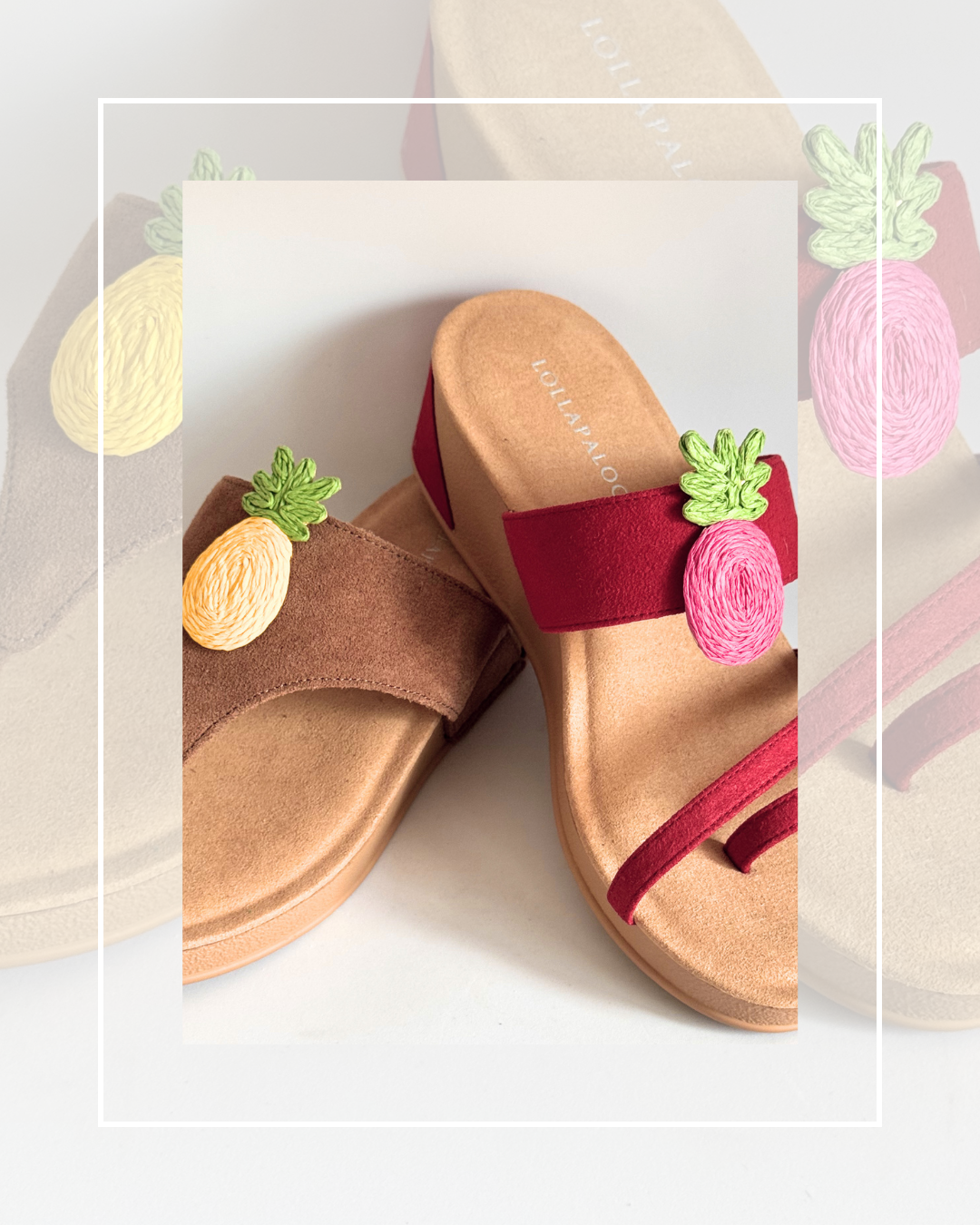 Clip On Paper Pineapples 3 colours