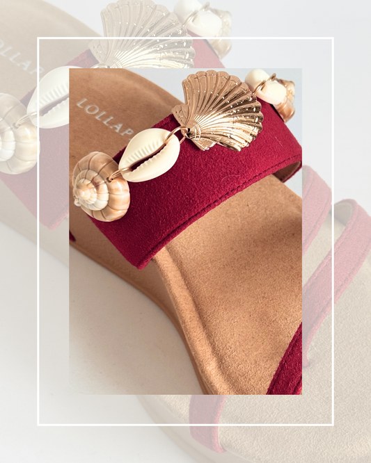 Clip on Gold Shell Real Shell Band