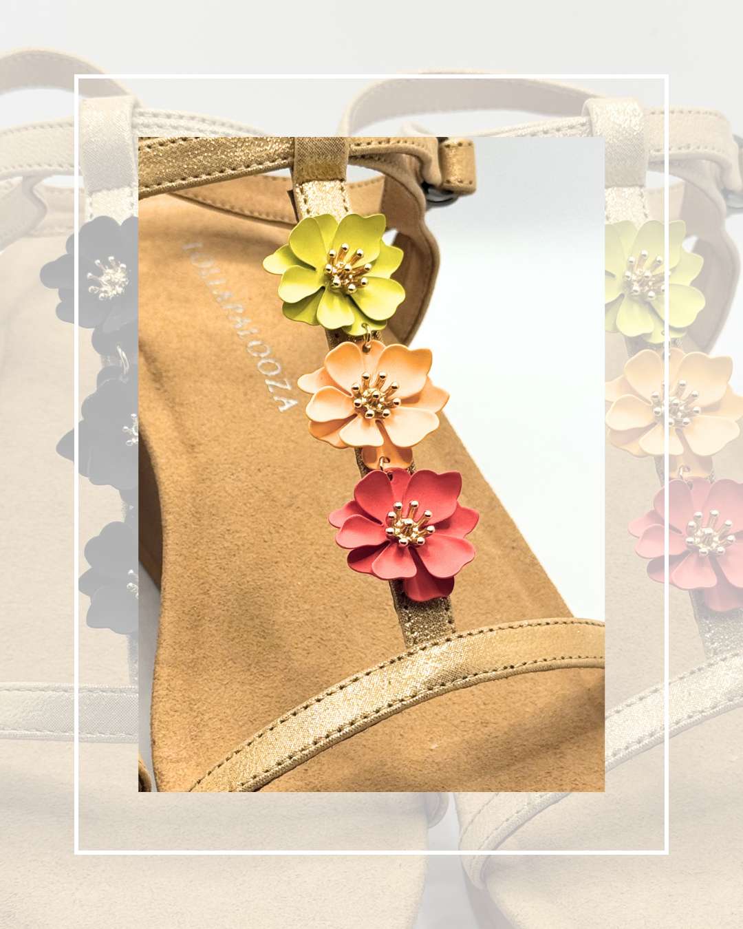 Clip On Trio of Metal Flowers 6 Colours