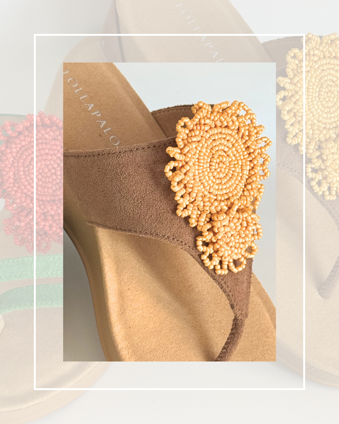 Clip On Beaded Discs in 4 Colours
