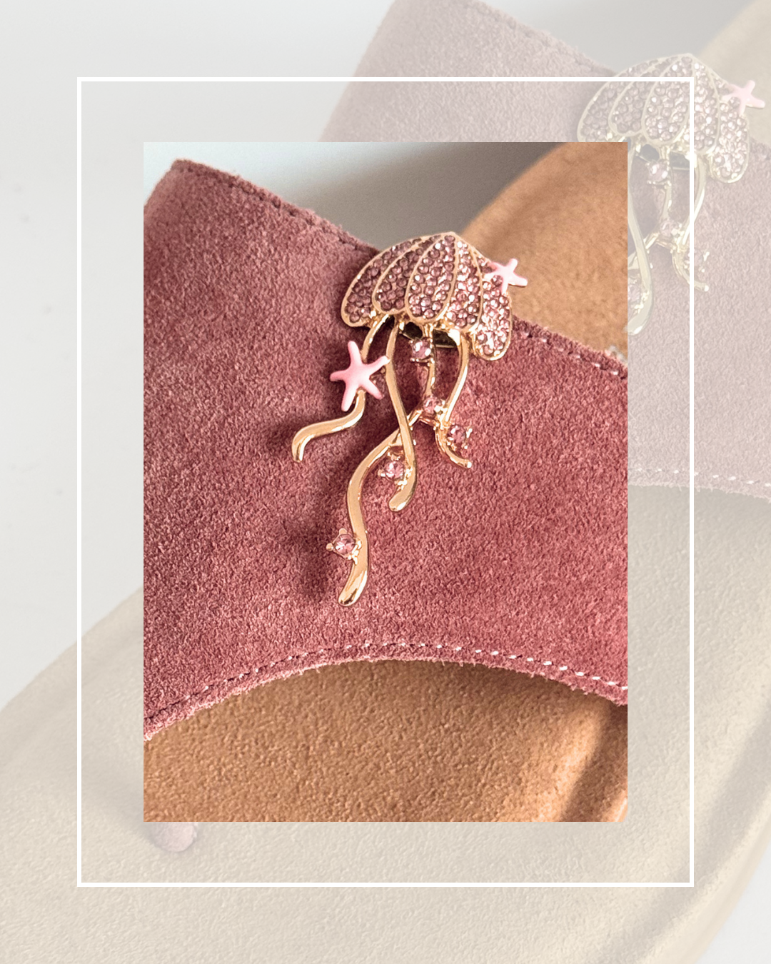 Clip on Metal Jellyfish 2 Colours