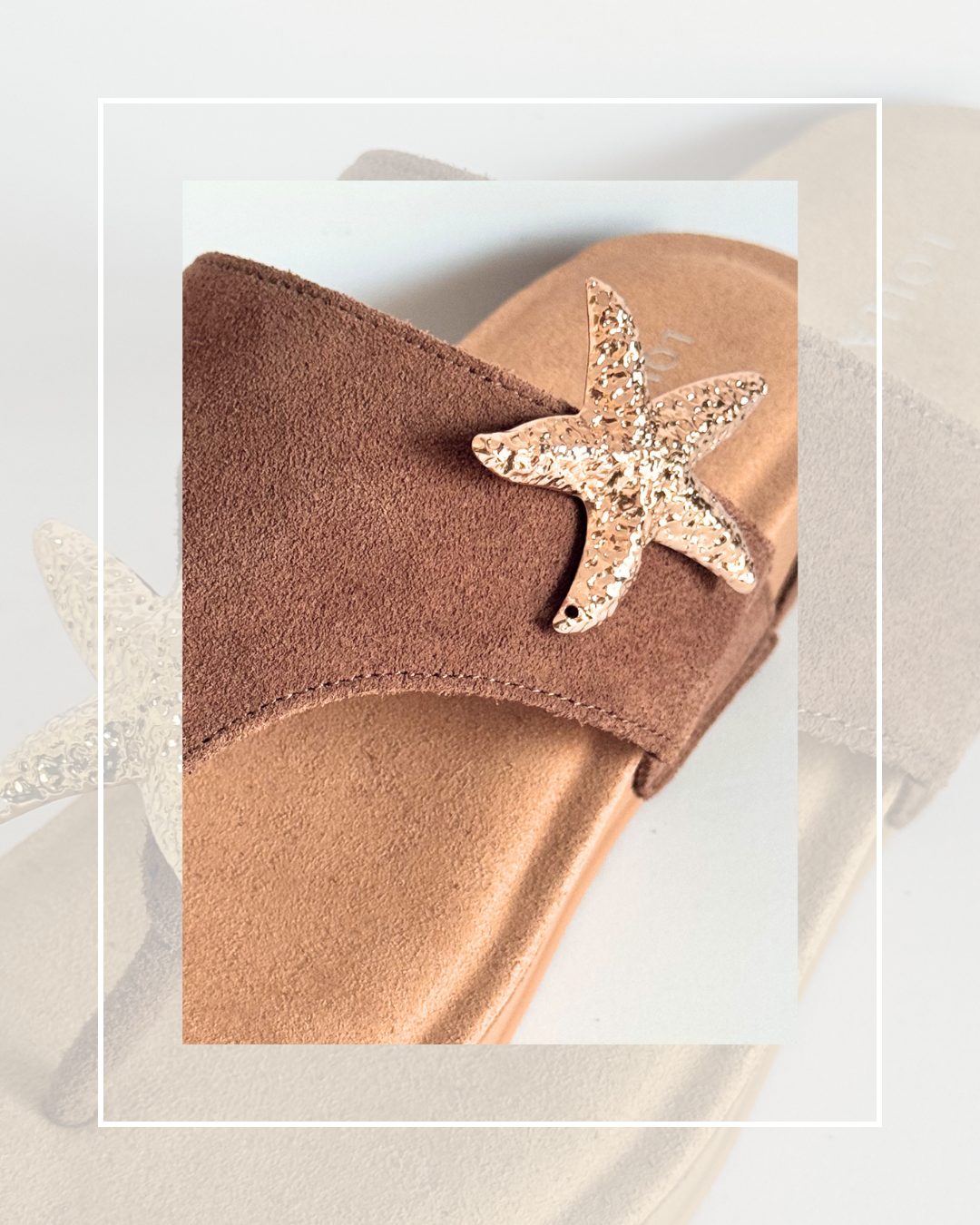 Clip On Gold Metal Starfish