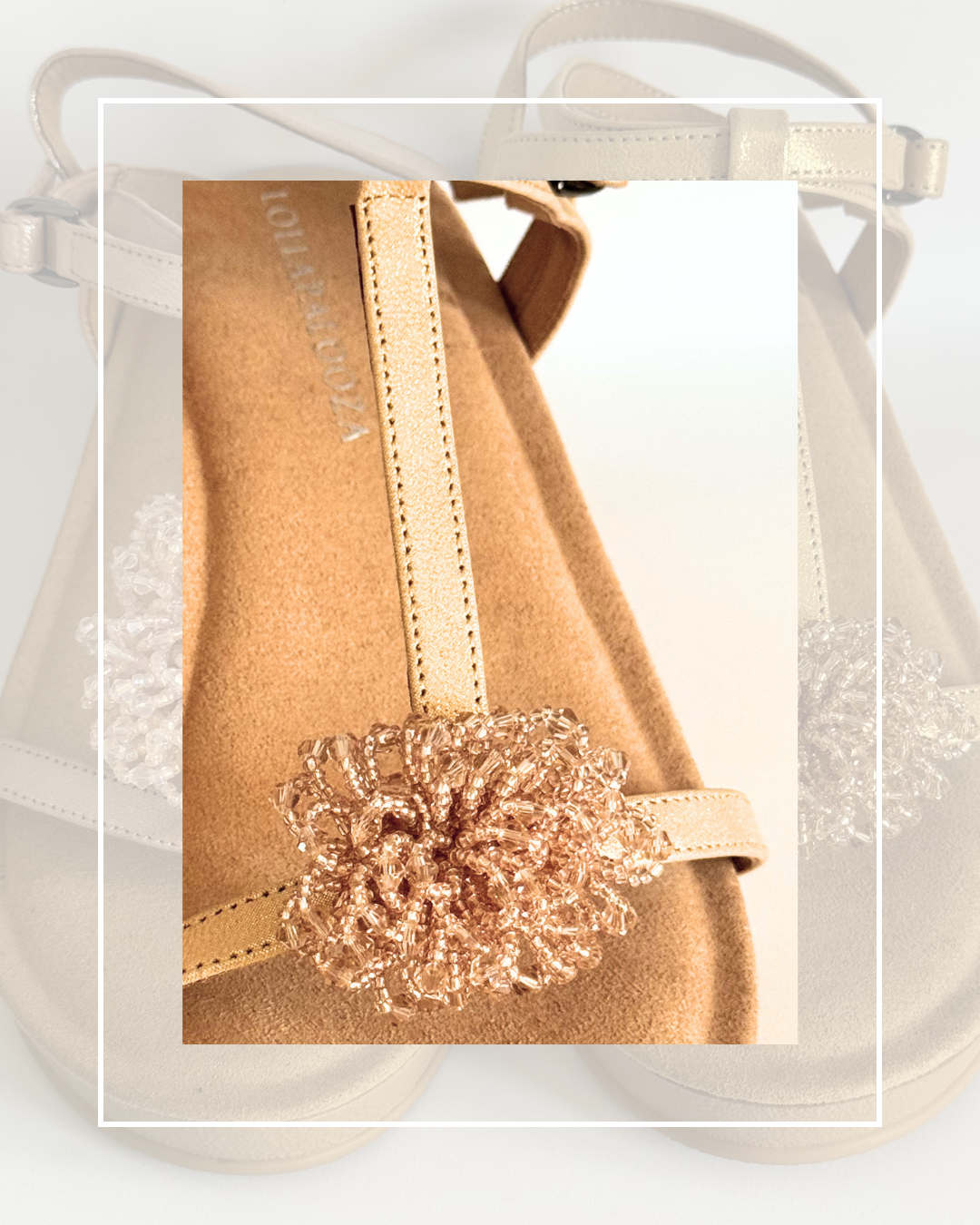 Clip On Rectangle Beaded Cluster 2 Colours
