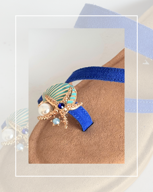 Clip on Small Sea Bed Cluster Ring