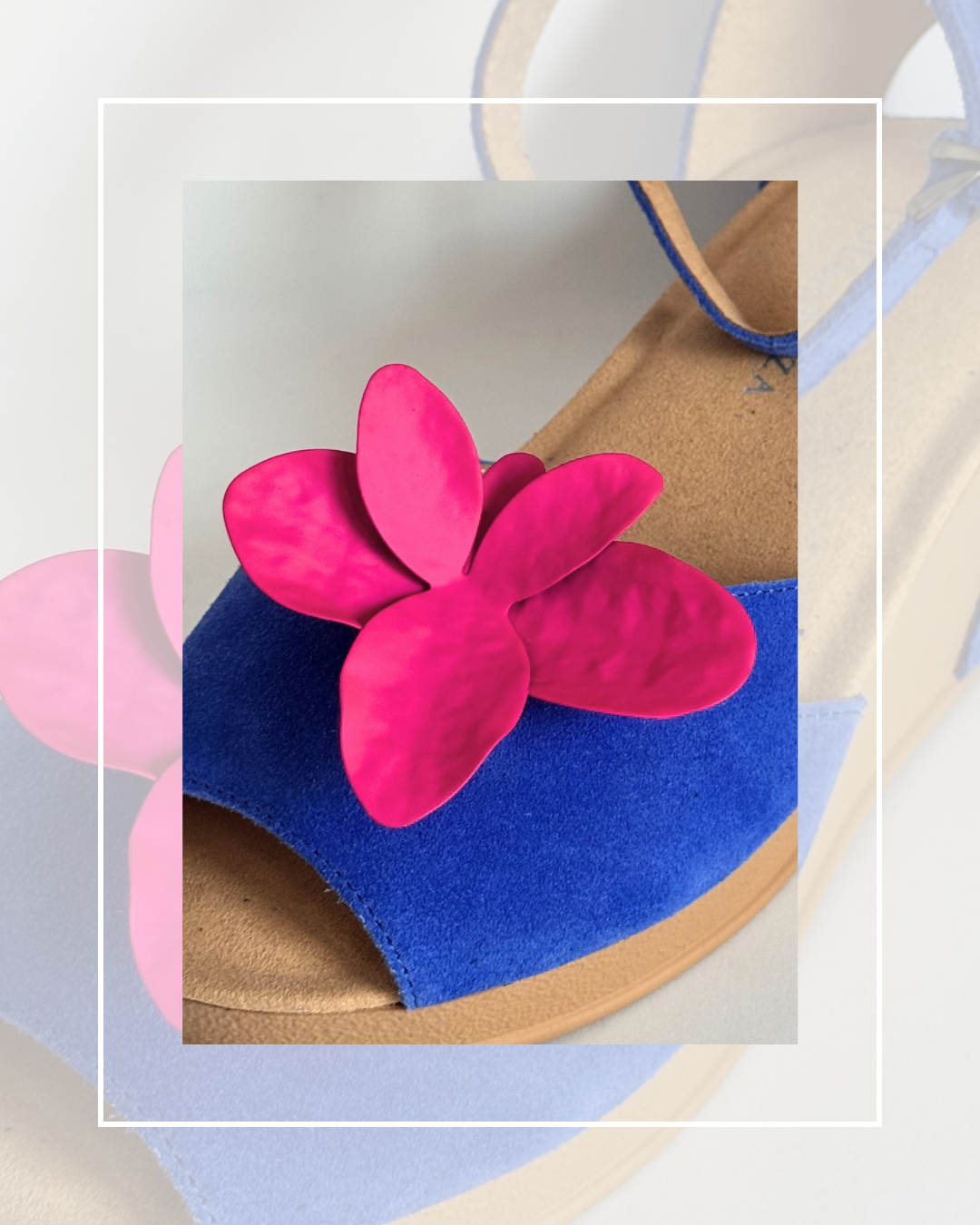 Clip On Metal Butterfly Orchid 3 Colours