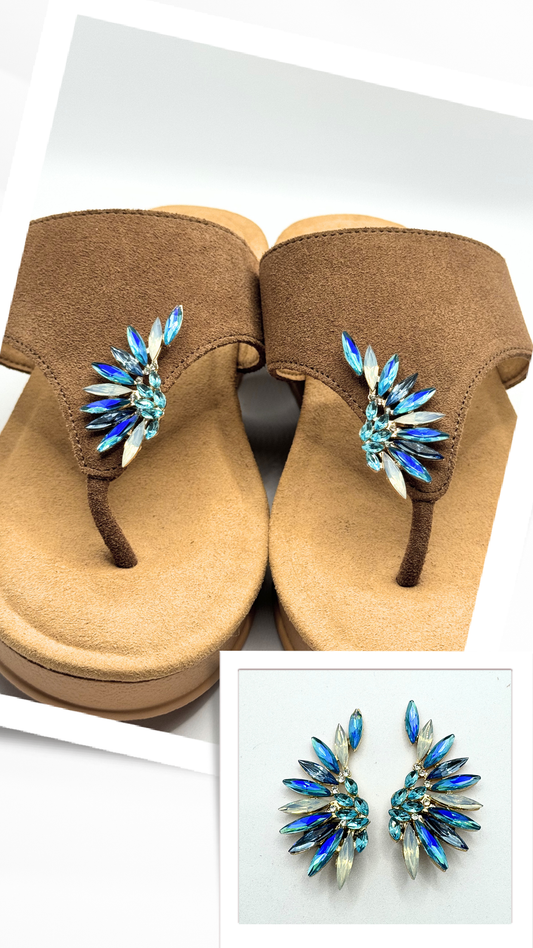 Clip On Gem Angel Wings