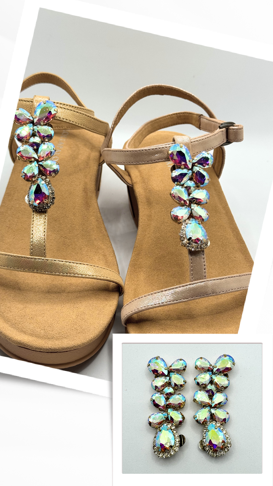 Clip On Gem Drops in Various Colours