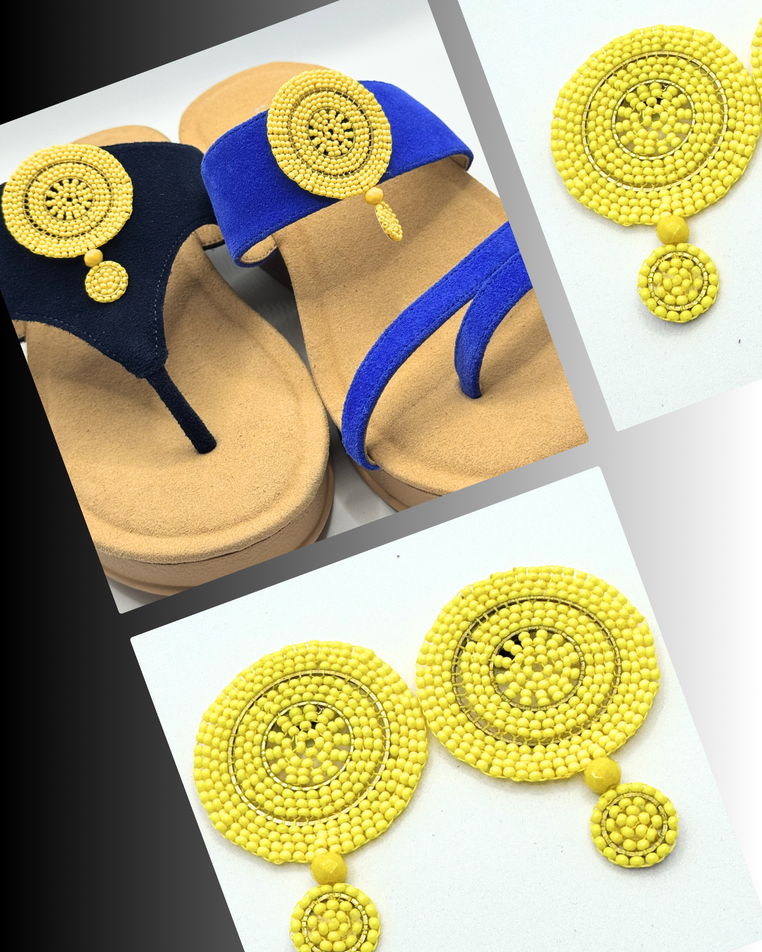 Clip On Disc Beads in 4 Colours