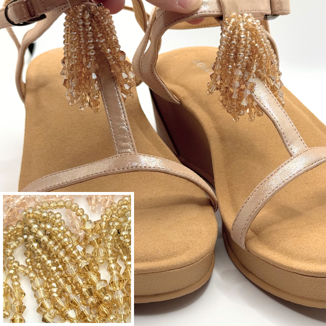Clip On Tassle Beads 3 Colours