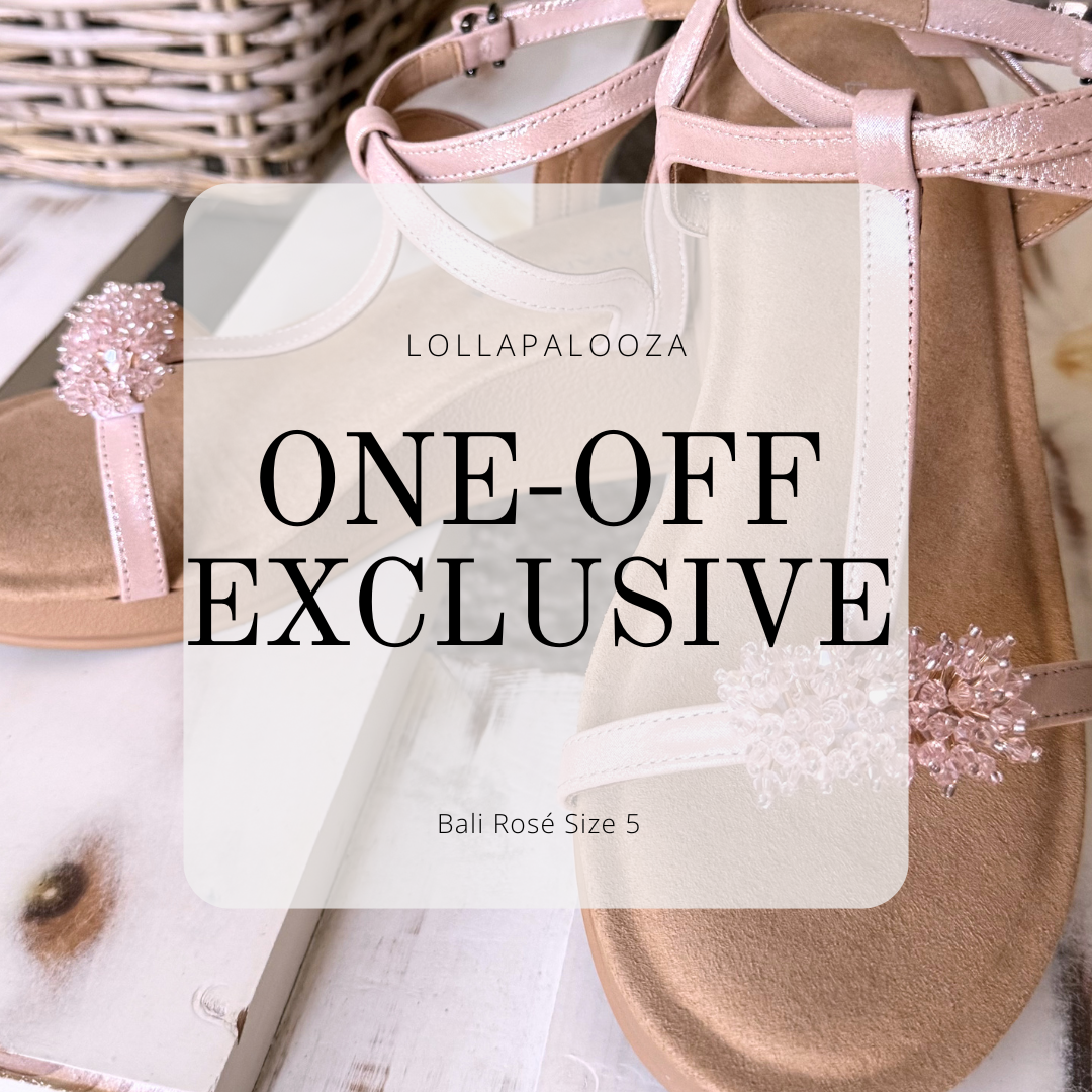 Bali Rosé Blush Leather Strappy Wedge