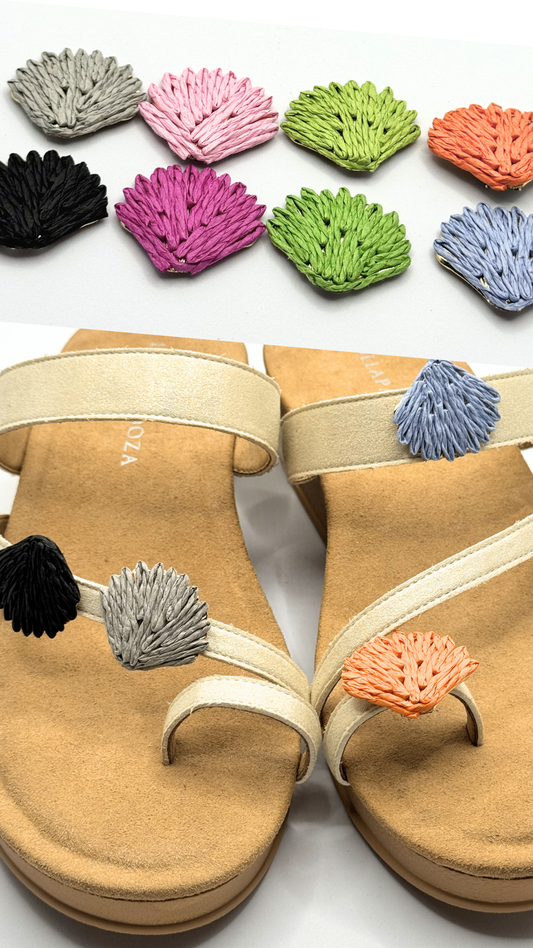 Clip On Paper Scallops in 8 Colours