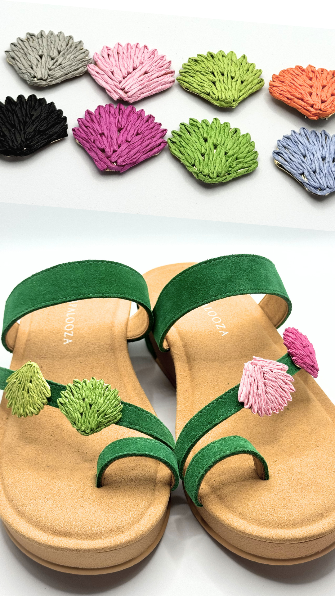 Clip On Paper Scallops in 8 Colours