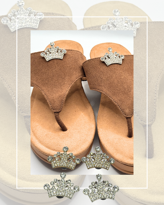 Clip On Crowns in Silver or Gold